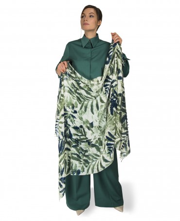 Палантин Женский W40-FOUGERE/RUBIS